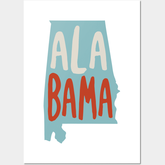 State of Alabama Wall Art by whyitsme